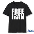 Free Iran with Map Silhouette Minimalist Solidarity 2026 shirt