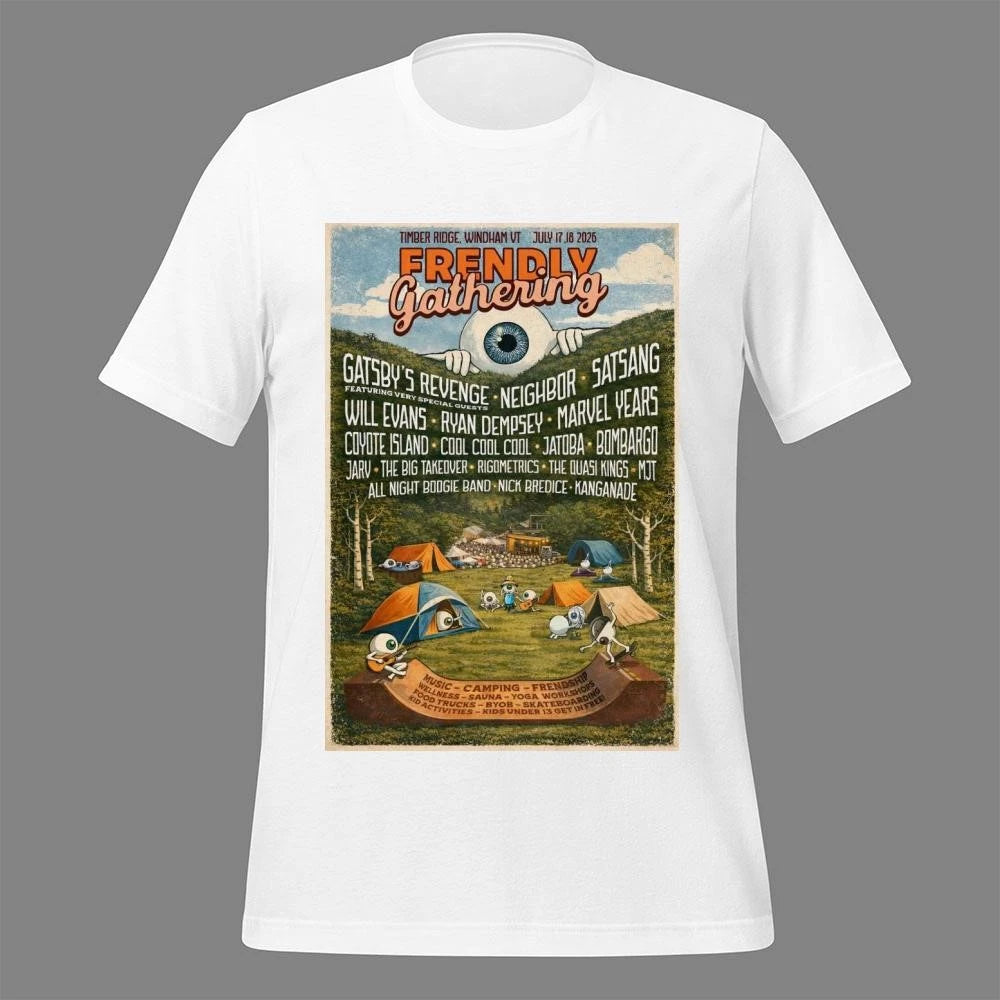 Frendly Gathering Windham VT Jul 17-18 2026 Poster Shirt