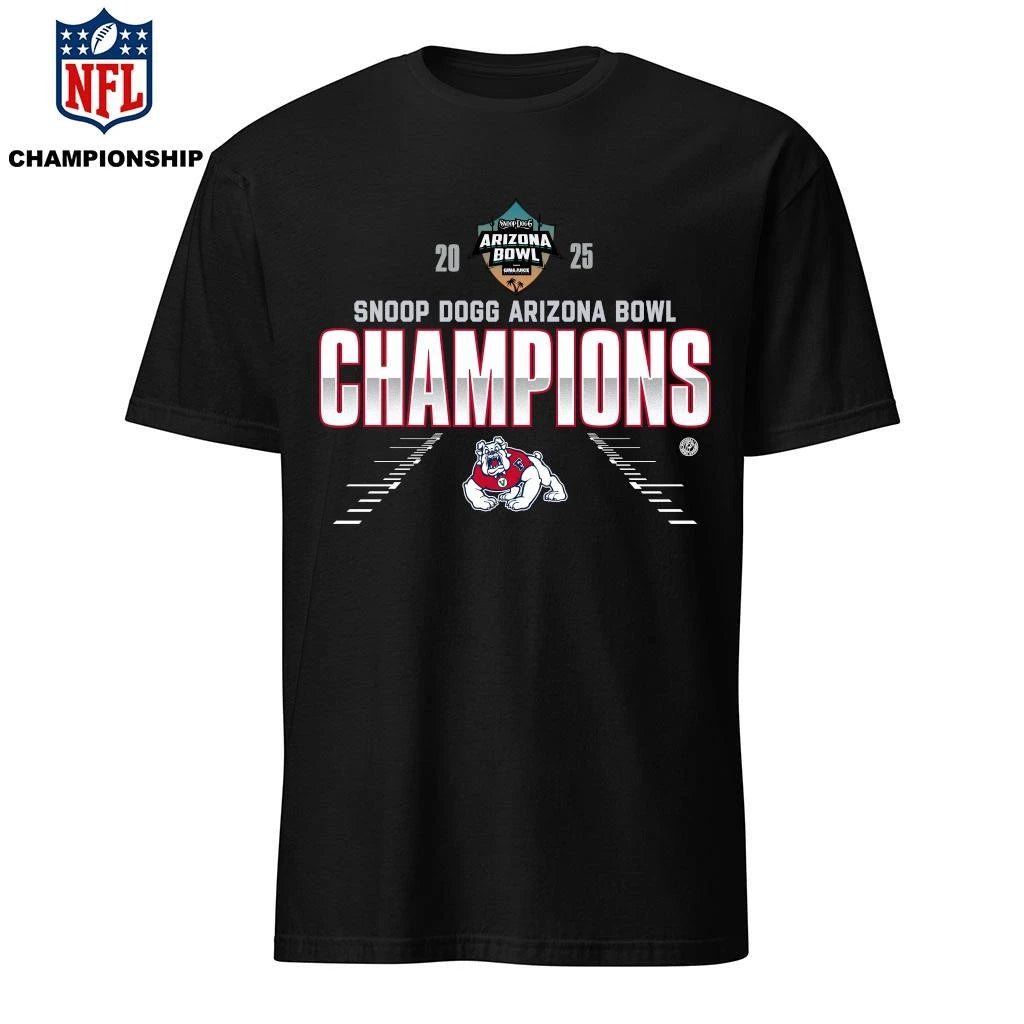 Fresno State Bulldogs 2025 Snoop Dogg Arizona Bowl Champions Shirt