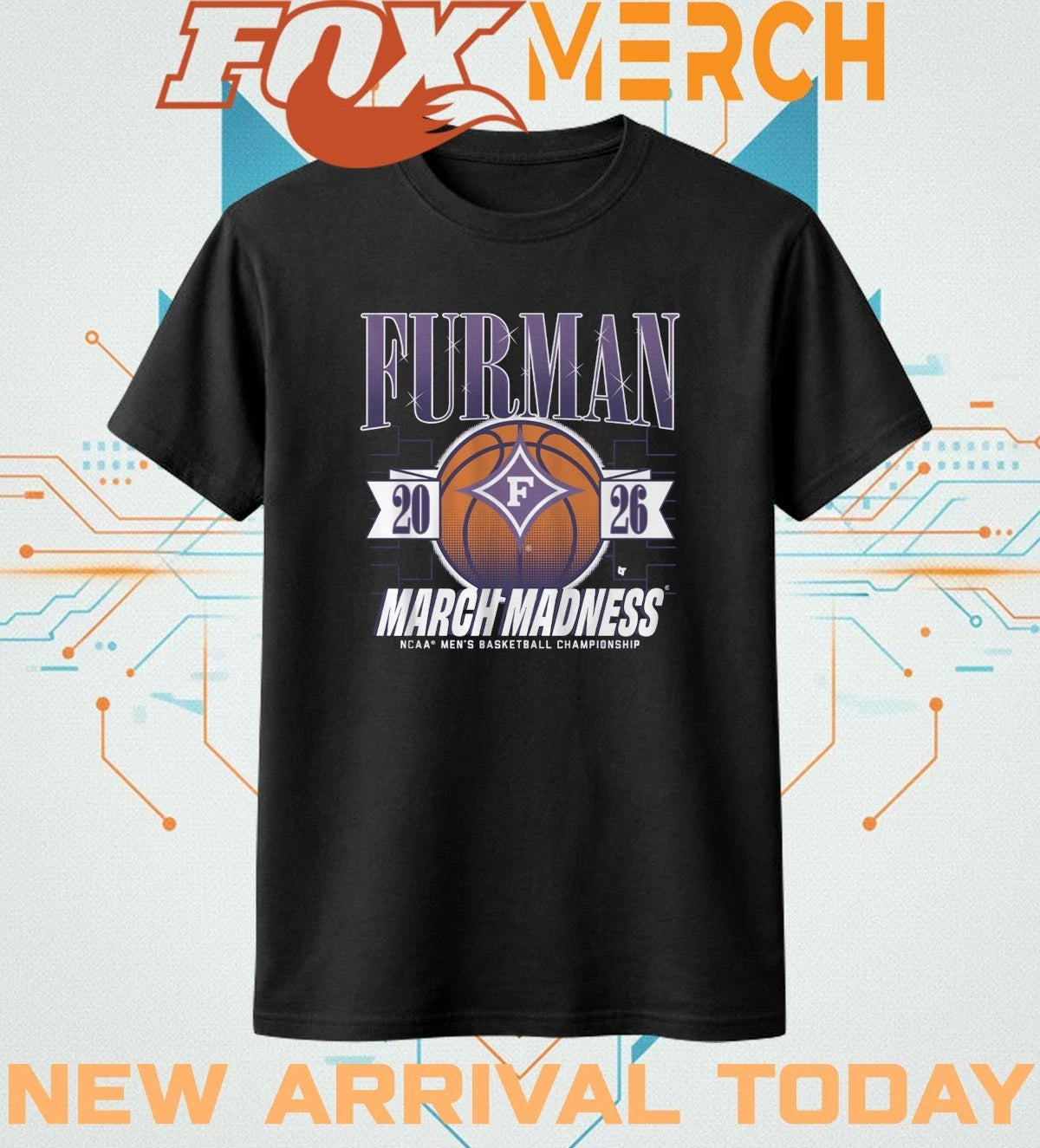 Furman Paladins Men’s Basketball 2026 March Madness t-shirt