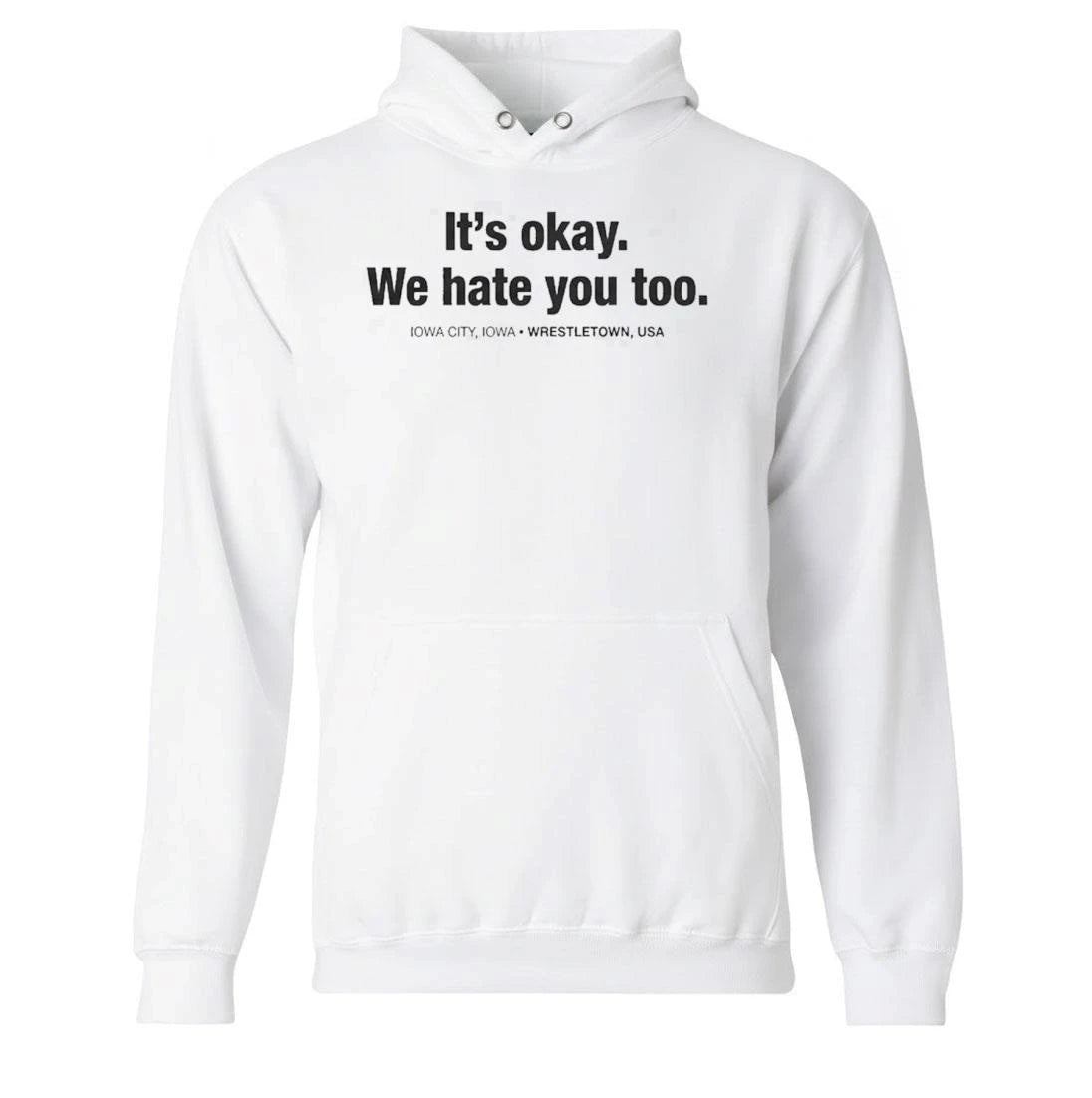 Gabe Arnold It’s Okay We Hate You Too Iowa City Iowa Wrestletown Usa Shirt