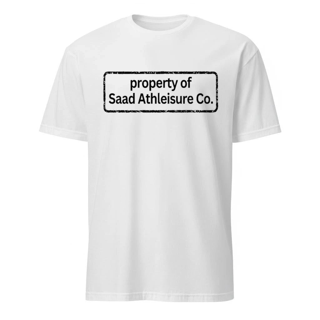 Gad Saad Property Of Saad Athleisure Co Shirt