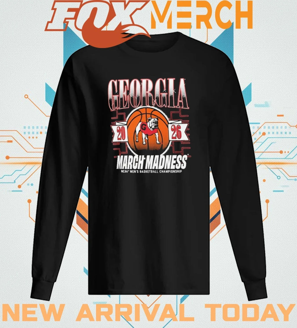 Georgia Bulldogs 2026 March Madness NCAA men’s basketball Championship t-shirt