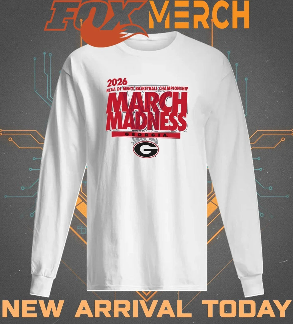 Georgia Bulldogs 2026 NCAA DI Men’s Basketball Championship March Madness t-shirt