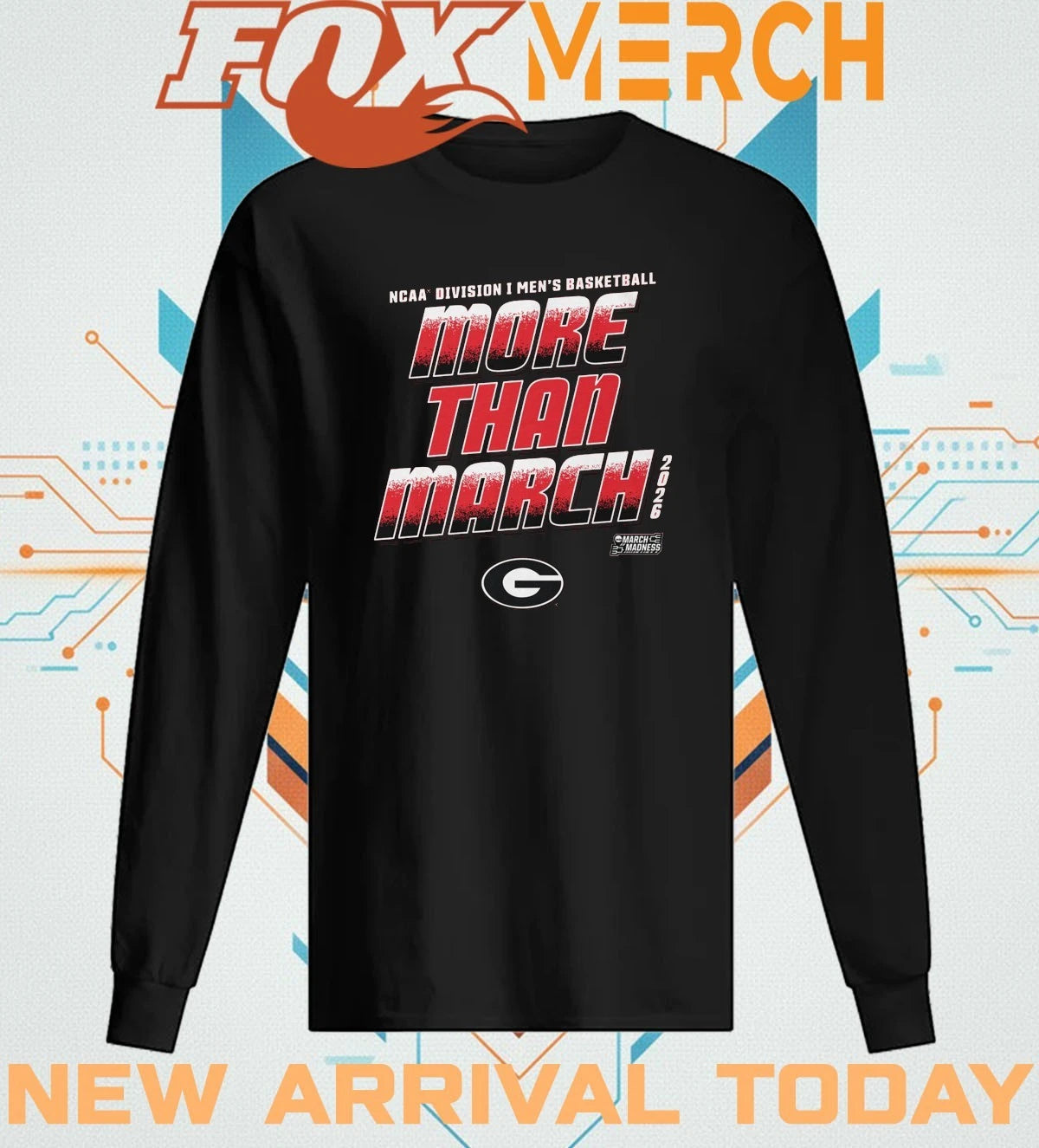 Georgia Bulldogs 2026 NCAA Division I Men’s Basketball More Than March Madness t-shirt