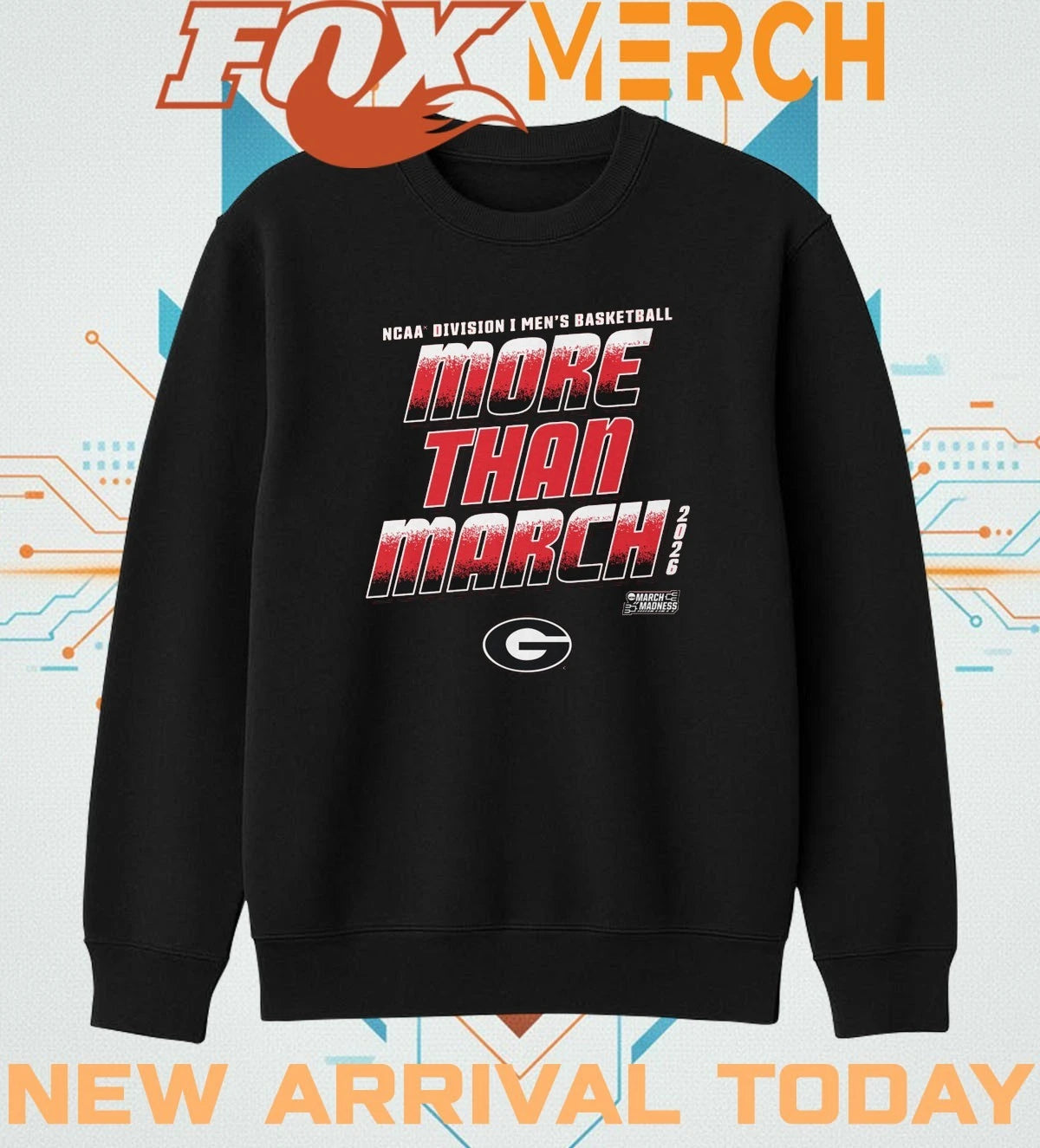 Georgia Bulldogs 2026 NCAA Division I Men’s Basketball More Than March Madness t-shirt