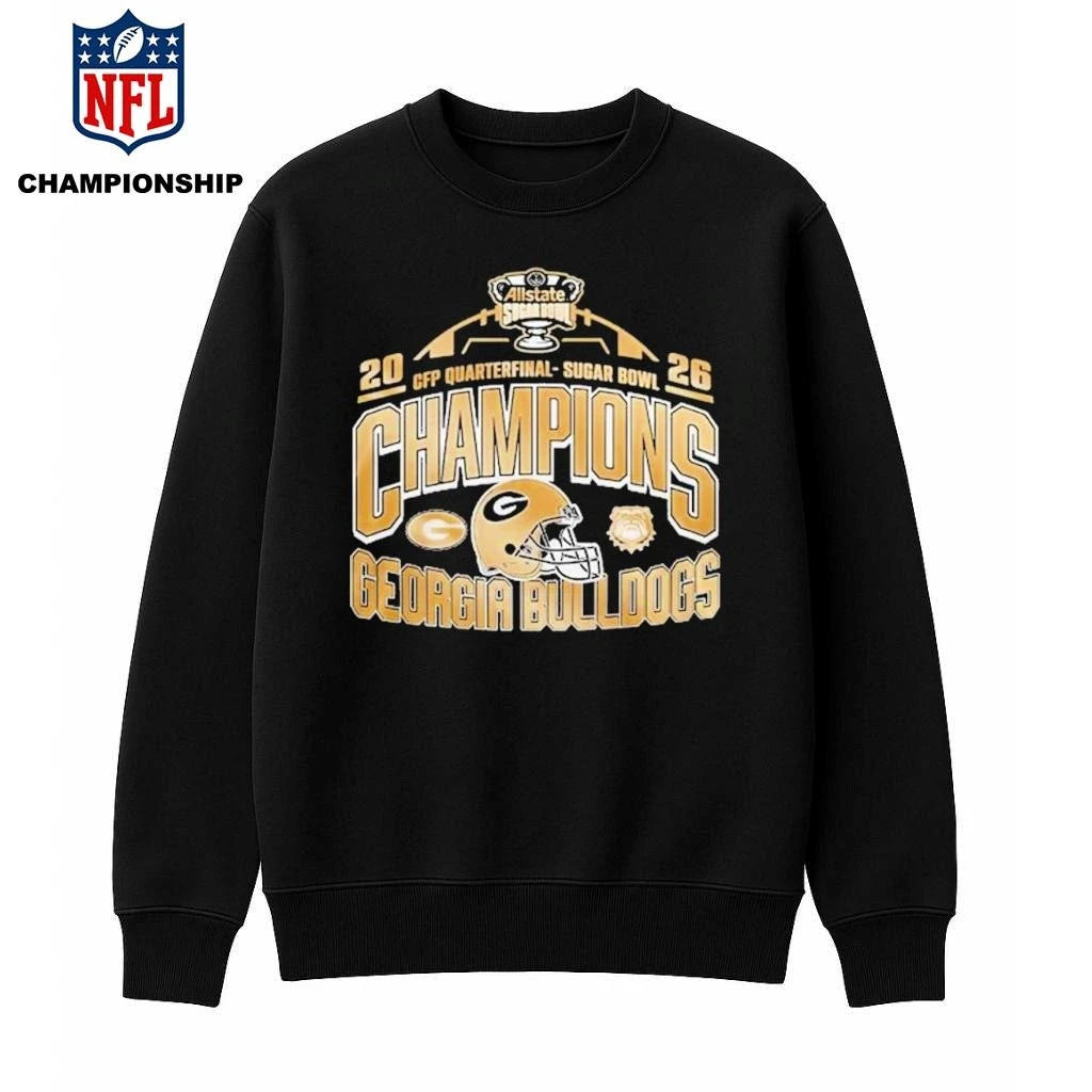 Georgia Bulldogs Sugar Bowl Champions 2026 Shirt