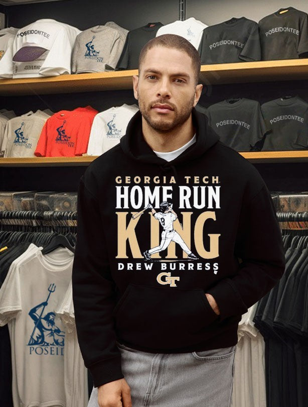 Georgia Tech Baseball Drew Burress Home Run King T-shirt