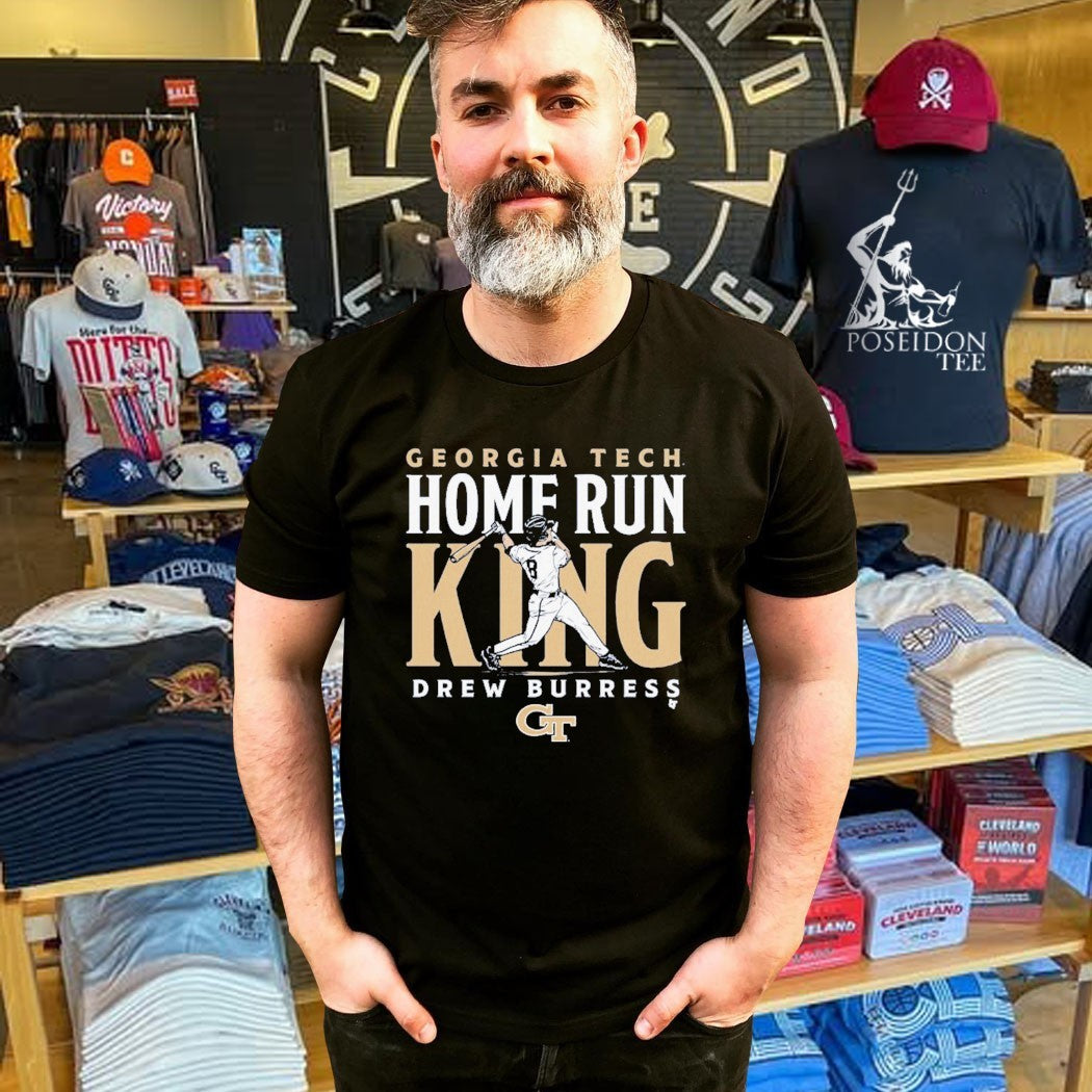 Georgia Tech Baseball Drew Burress Home Run King T-shirt