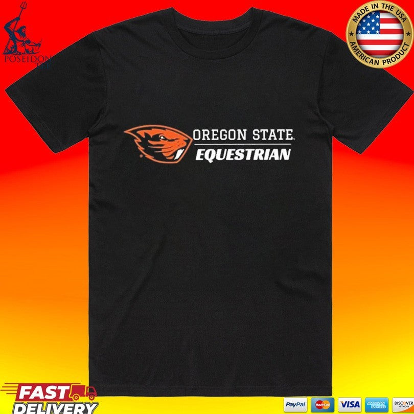 Go Beavs Oregon State Equestrian T-shirt