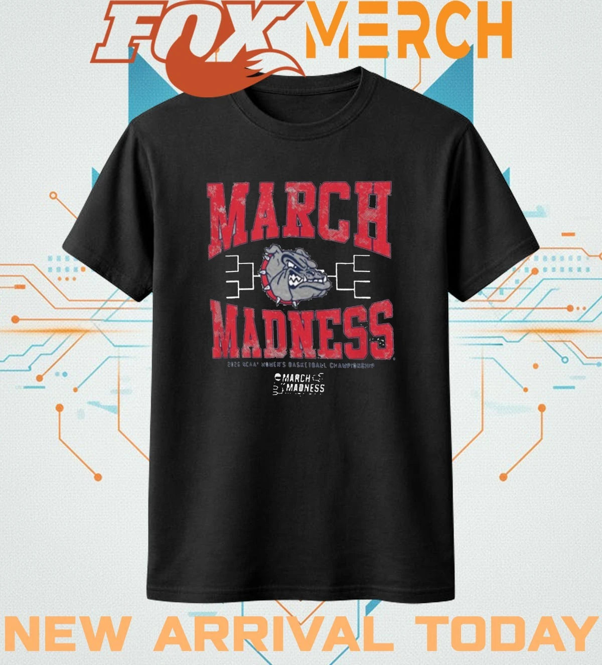 Gonzaga Bulldogs 2026 March Madness NCAA women’s basketball Championship t-shirt