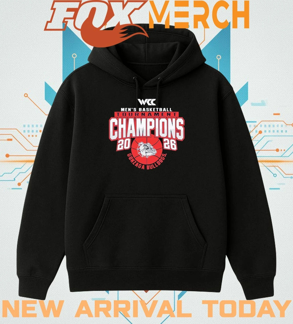 Gonzaga Bulldogs 2026 Men’s Basketball WCC Champions t-shirt