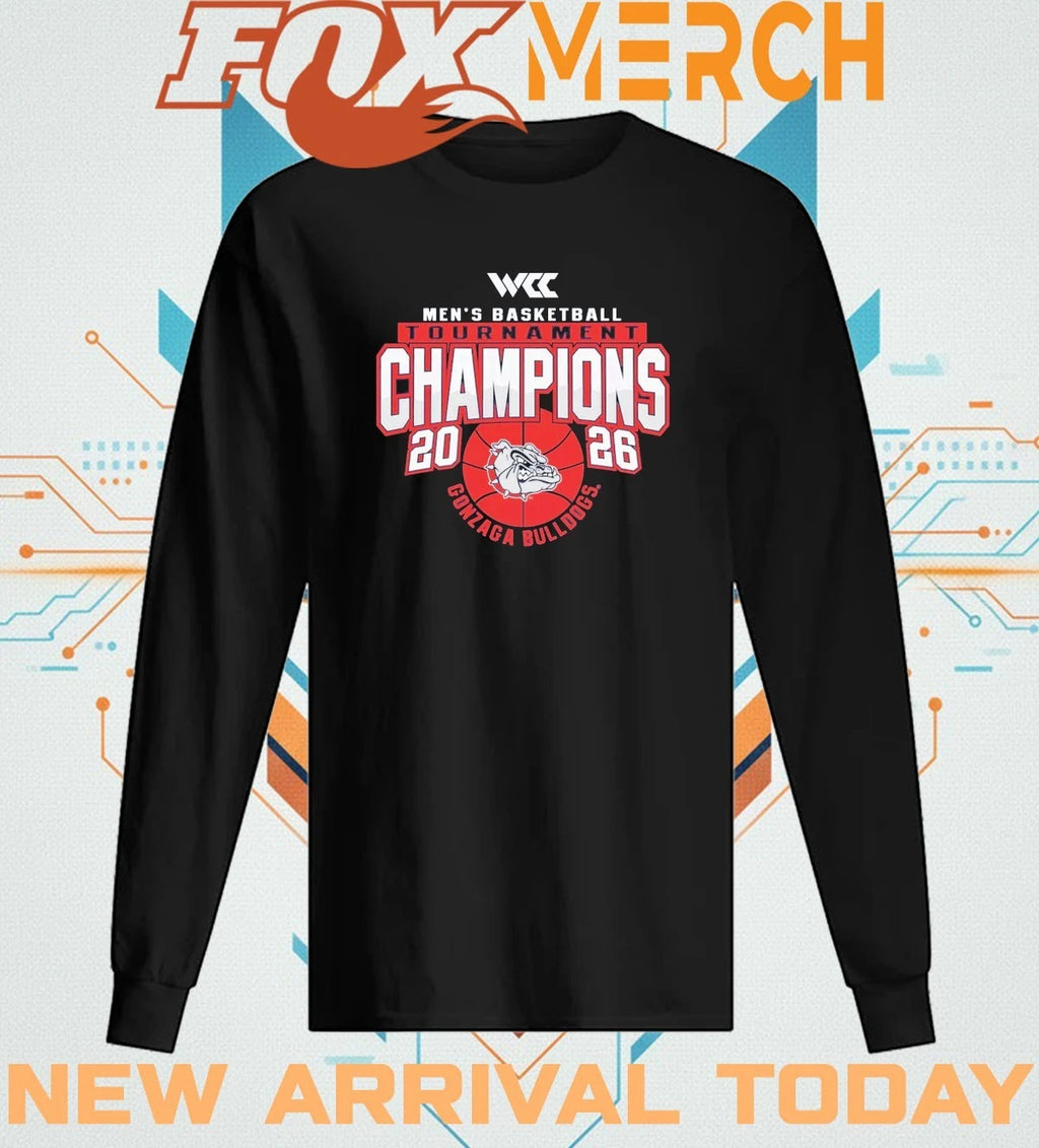 Gonzaga Bulldogs 2026 Men’s Basketball WCC Champions t-shirt