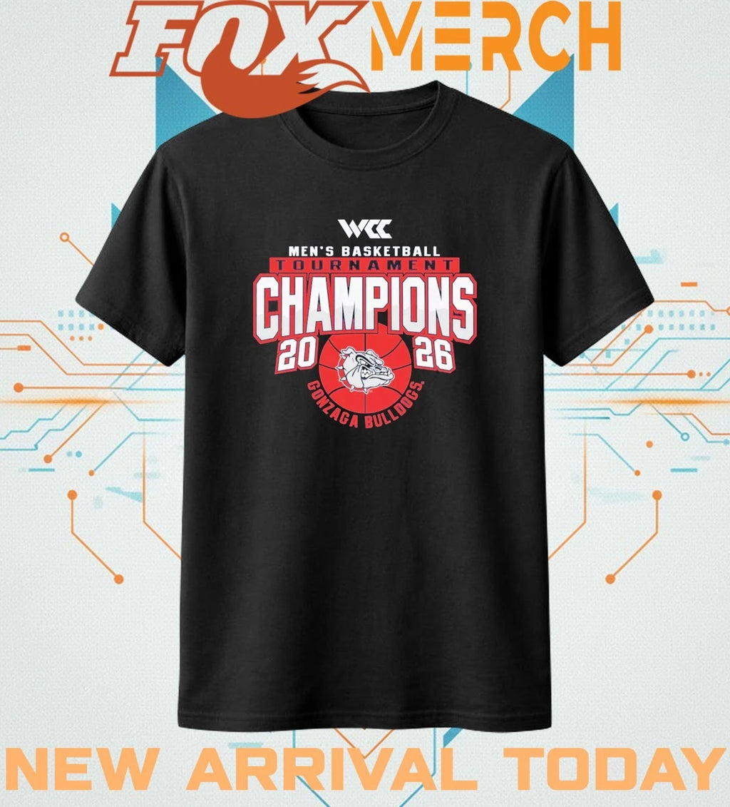 Gonzaga Bulldogs 2026 Men’s Basketball WCC Champions t-shirt