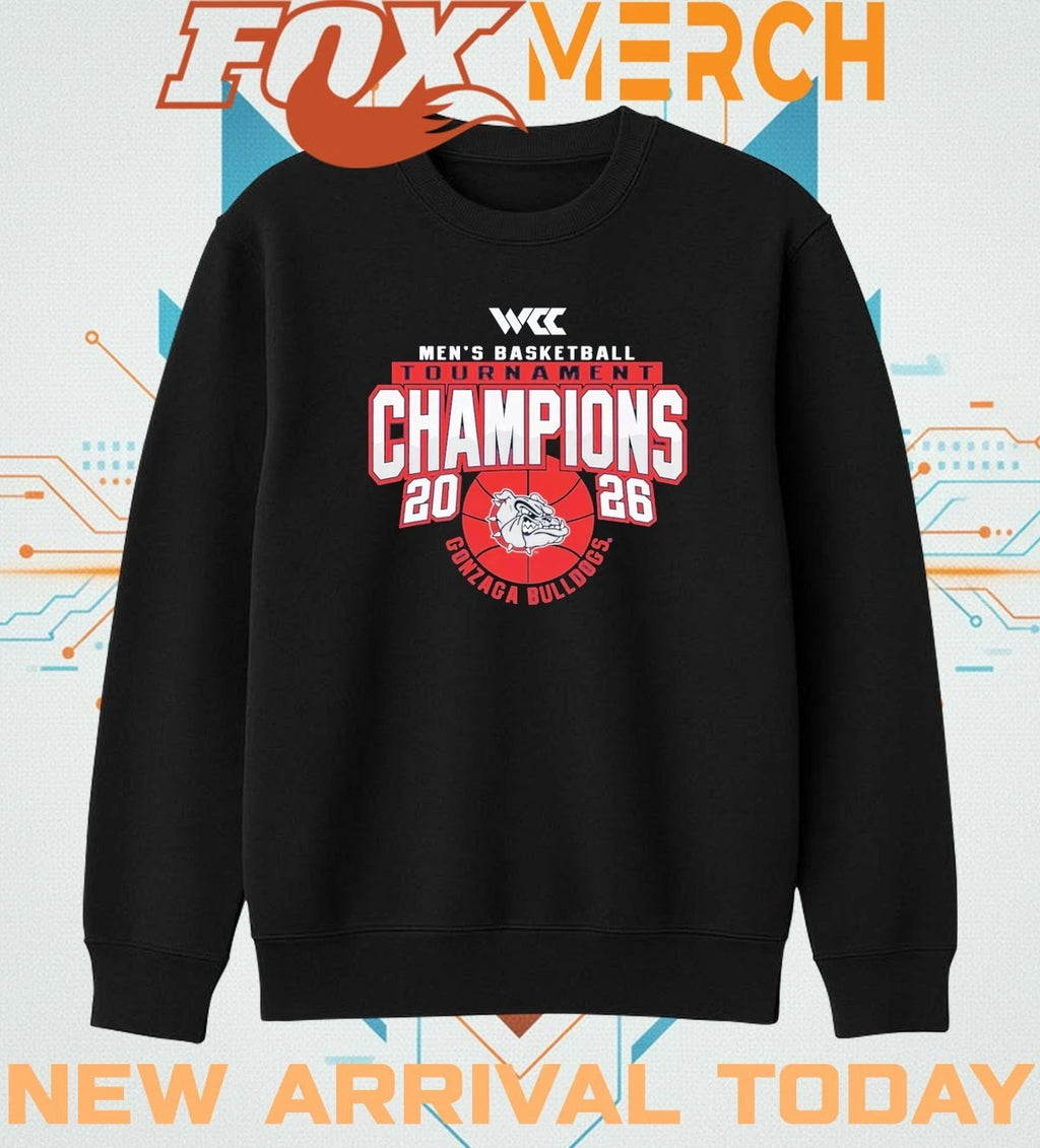 Gonzaga Bulldogs 2026 Men’s Basketball WCC Champions t-shirt