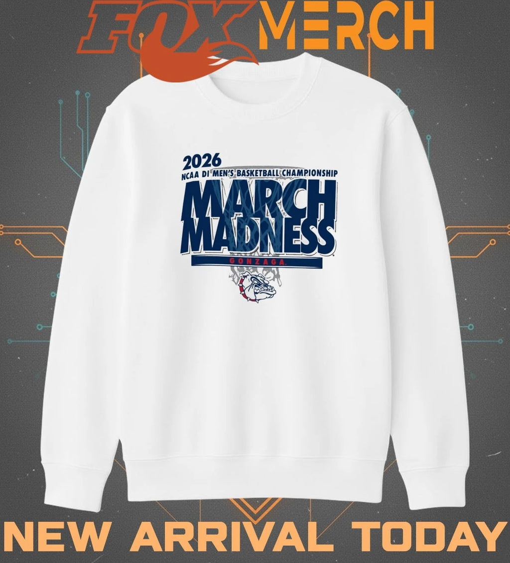 Gonzaga Bulldogs 2026 NCAA DI Men’s Basketball Championship March Madness t-shirt