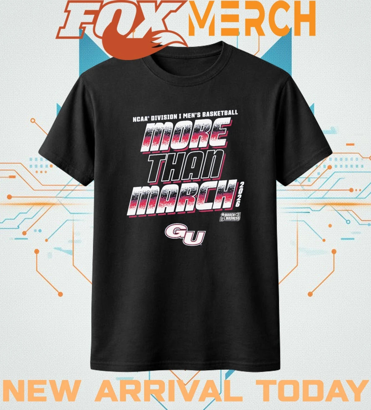 Gonzaga Bulldogs 2026 NCAA Division I Men’s Basketball More Than March Madness t-shirt
