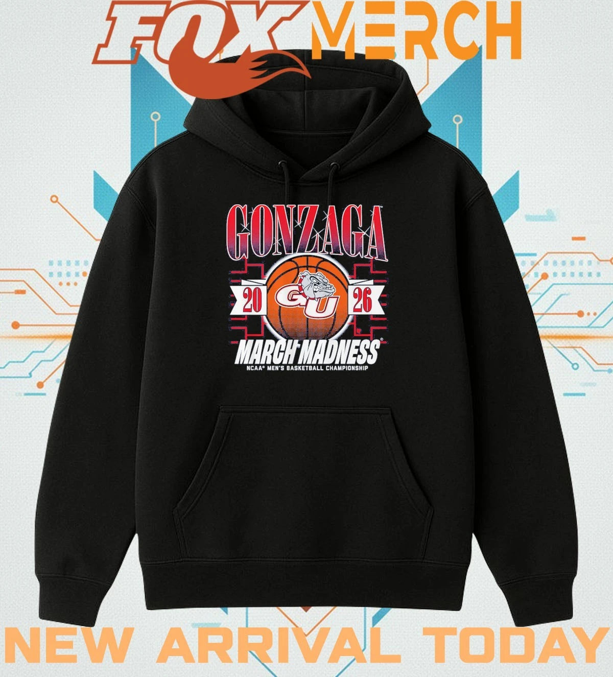 Gonzaga Bulldogs Men’s Basketball 2026 March Madness t-shirt