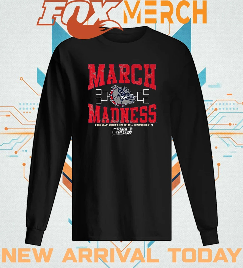 Gonzaga Bulldogs Women’s Basketball 2026 March Madness t-shirt