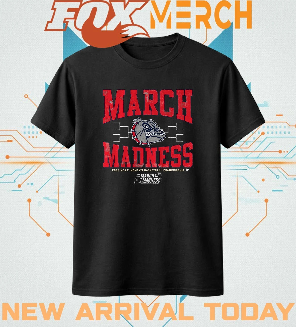 Gonzaga Bulldogs Women’s Basketball 2026 March Madness t-shirt