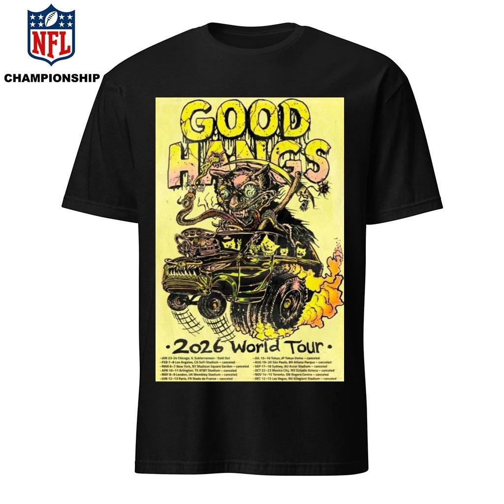 Good Hangs 2026 World Tour Poster Shirt