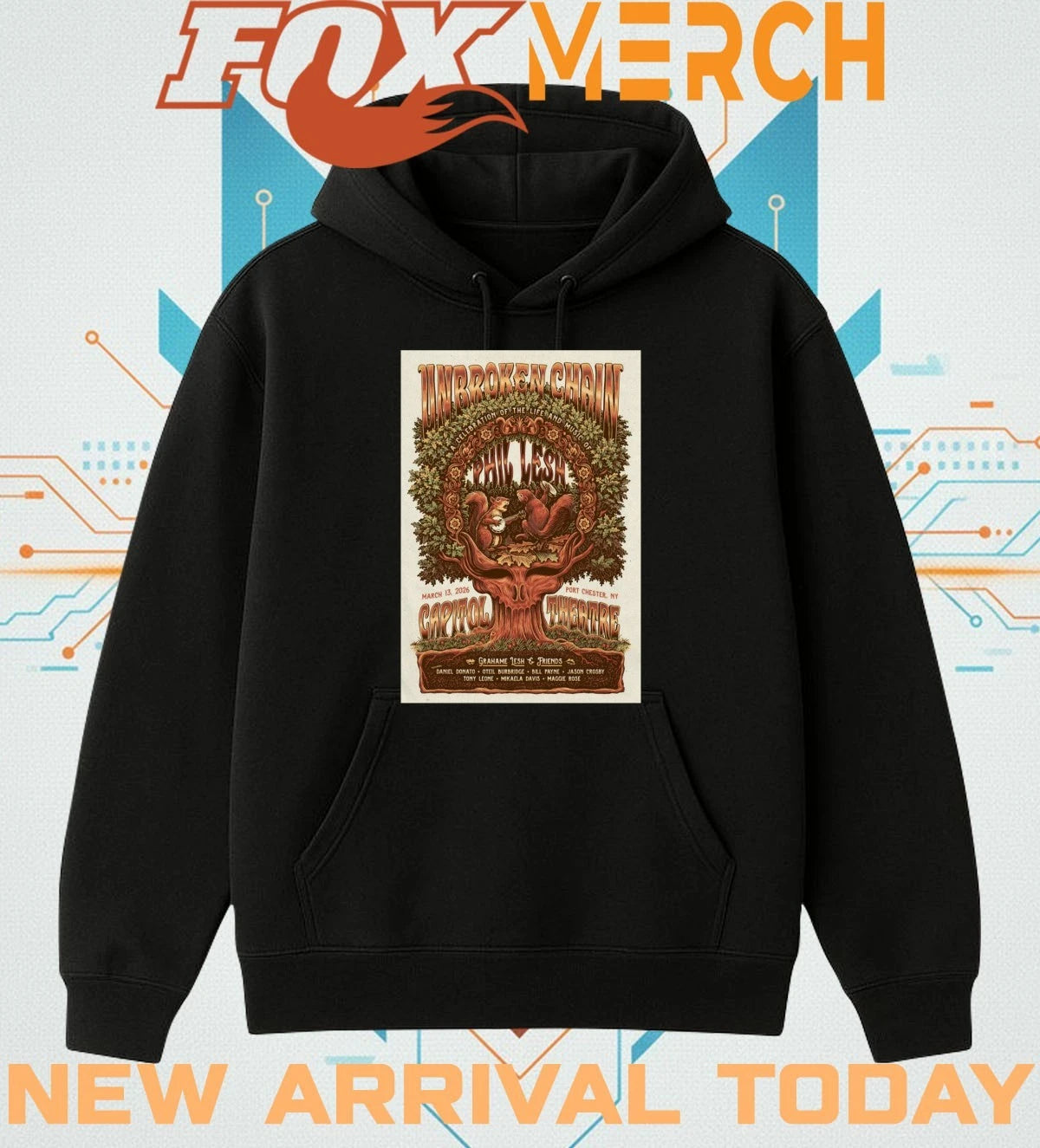 Grahame Lesh And Friends The Capitol Theatre In Port Chester NY mar 13 2026 poster t-shirt