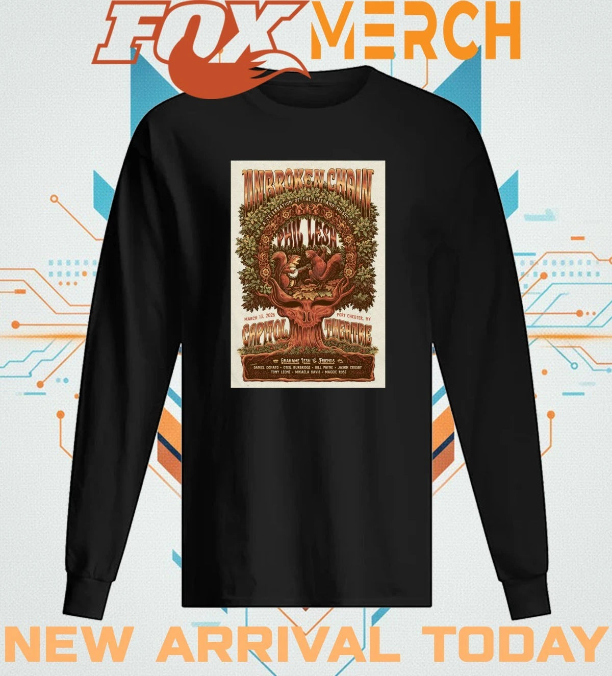 Grahame Lesh And Friends The Capitol Theatre In Port Chester NY mar 13 2026 poster t-shirt