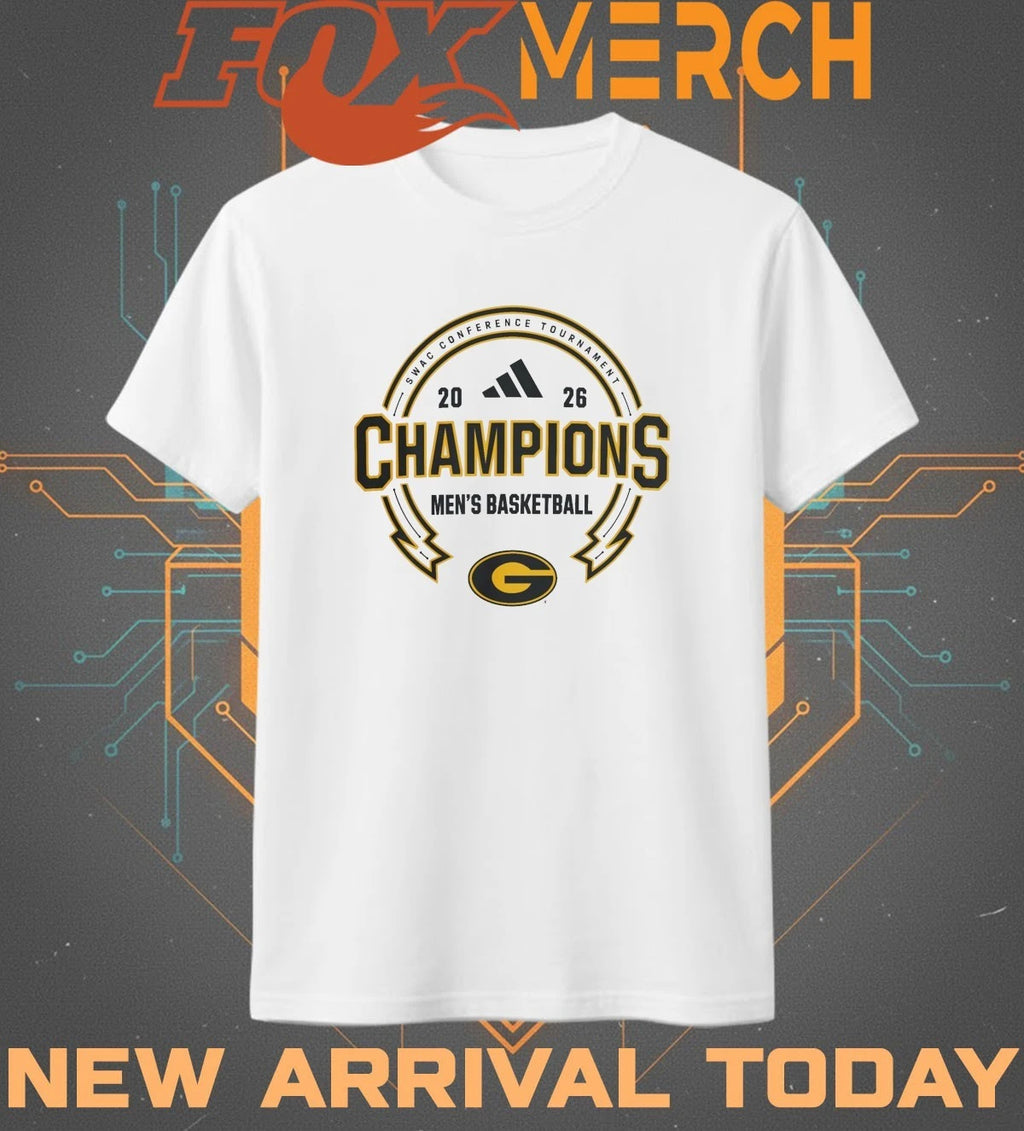 Grambling Tigers Men’s Basketball 2026 SWAC Conference Tournament Champions t-shirt