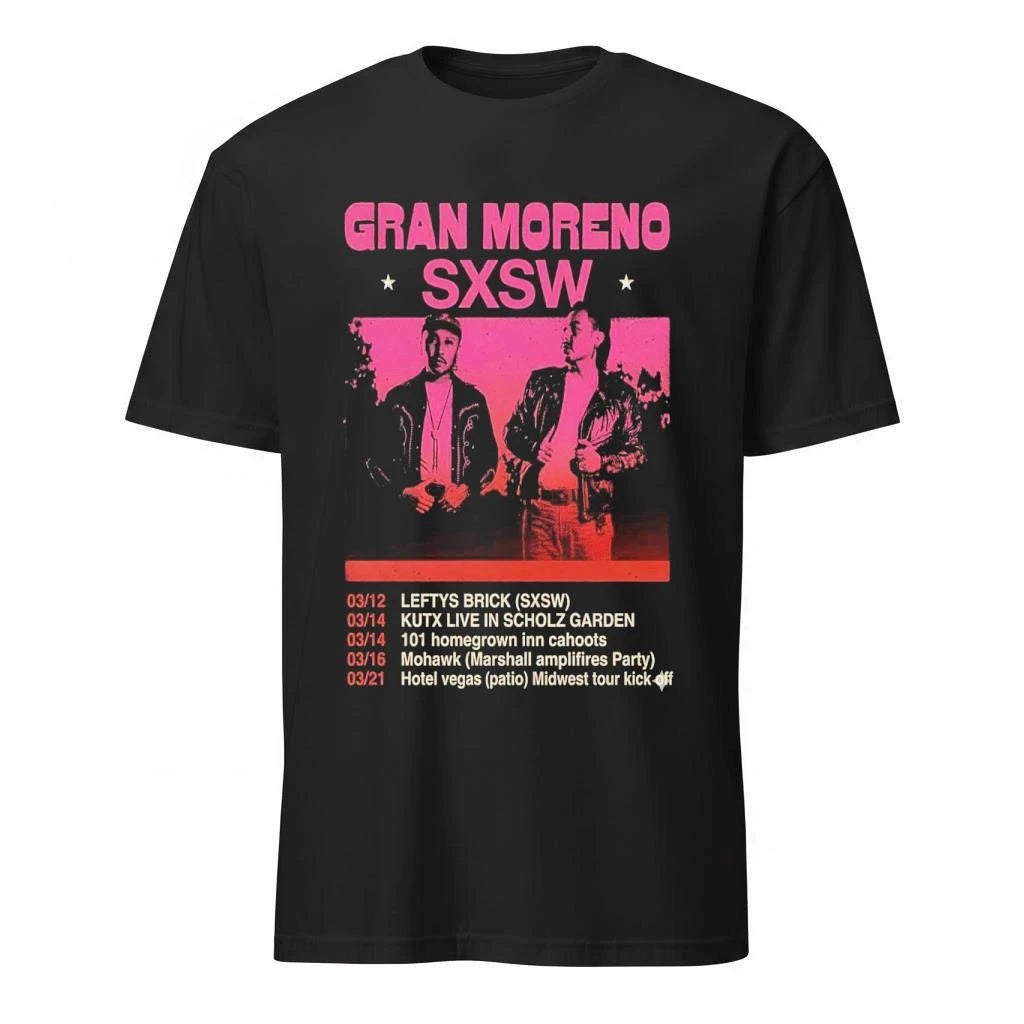 GRAN MORENO March 2026 Tour Poster Shirt