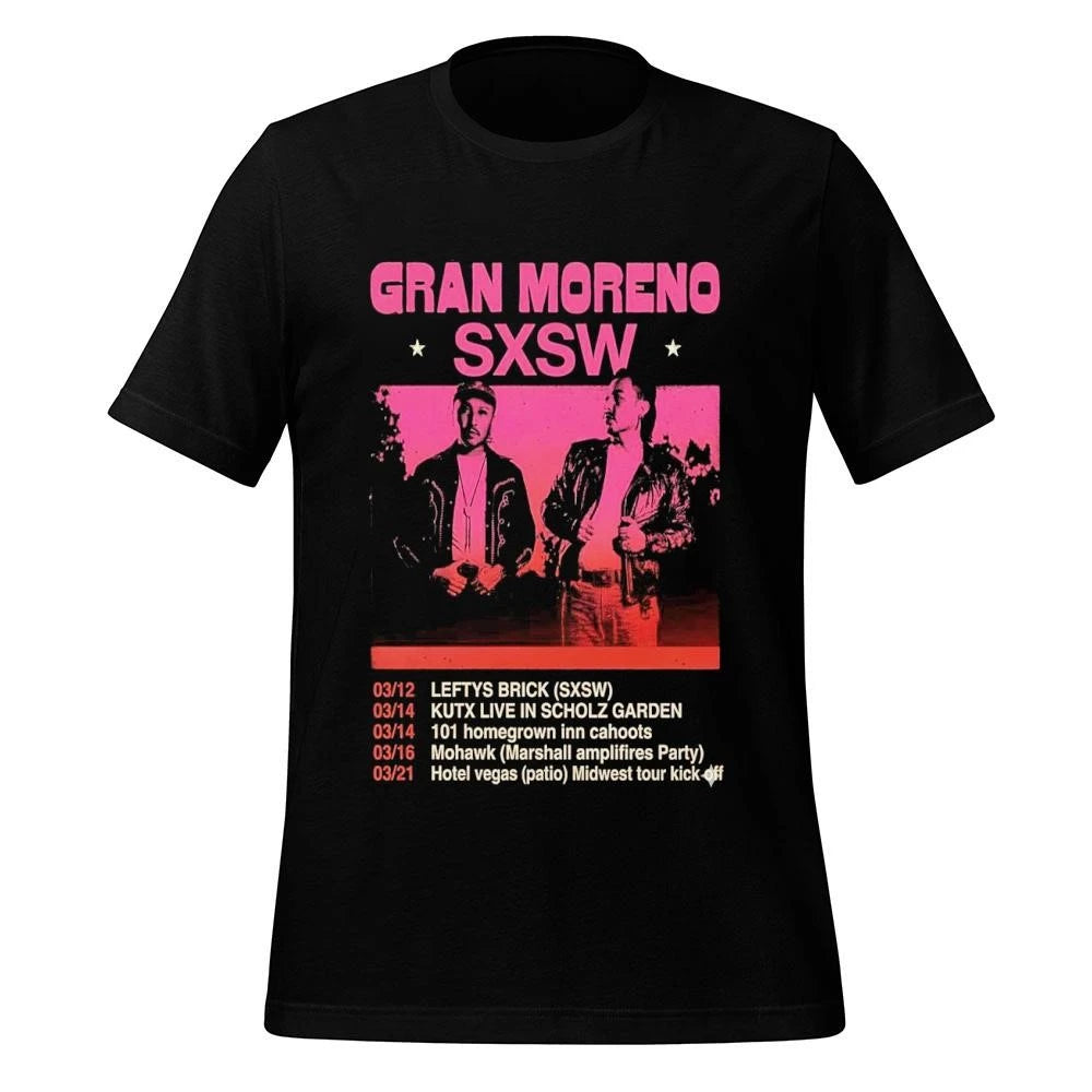 GRAN MORENO March 2026 Tour Poster Shirt