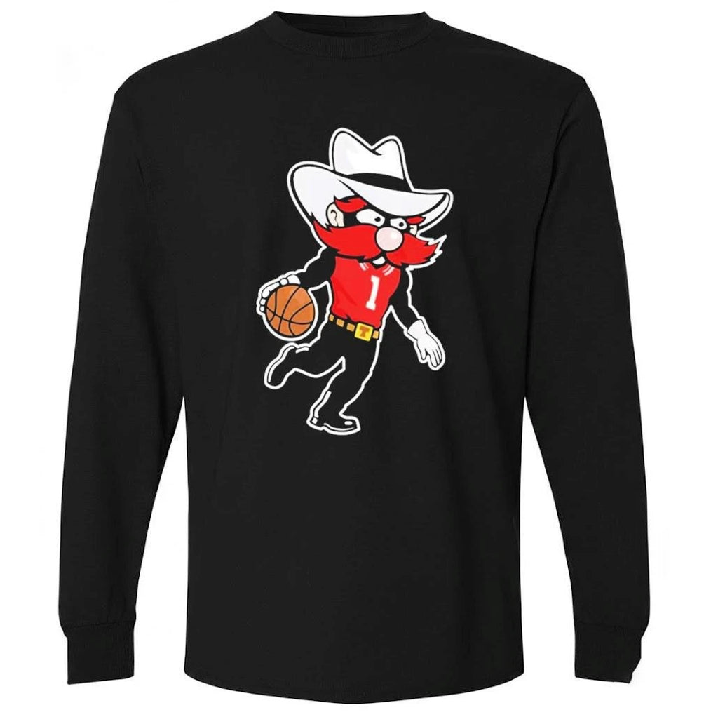 Grant McCasland Wears Raider Red Mascots Shirt