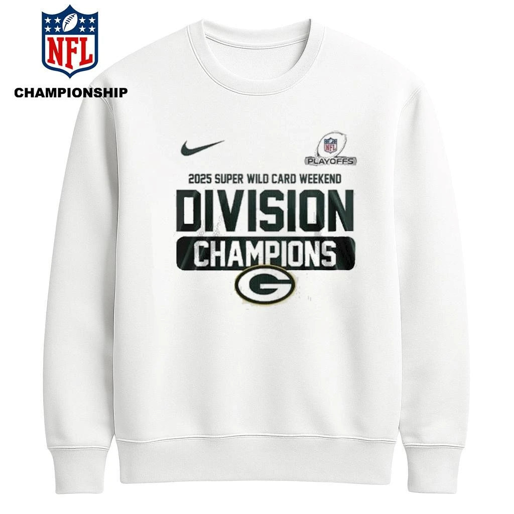 Green Bay Packers Playoffs 2025 Super Wild Card Weekend Division Champions Shirt