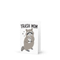 Trash Mom Raccoon Greeting Card