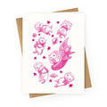 Cats In Space Greeting Card