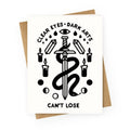 Clear Eyes Dark Arts Can't Lose Greeting Card