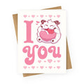 I Love You Poro Greeting Card