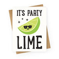 It's Party Lime Greeting Card