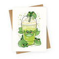 Matcha Froggyccino Greeting Card