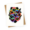 Pan-sy (Pansexual Pansies)  Greeting Card