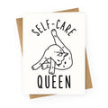 Self-Care Cat Greeting Card