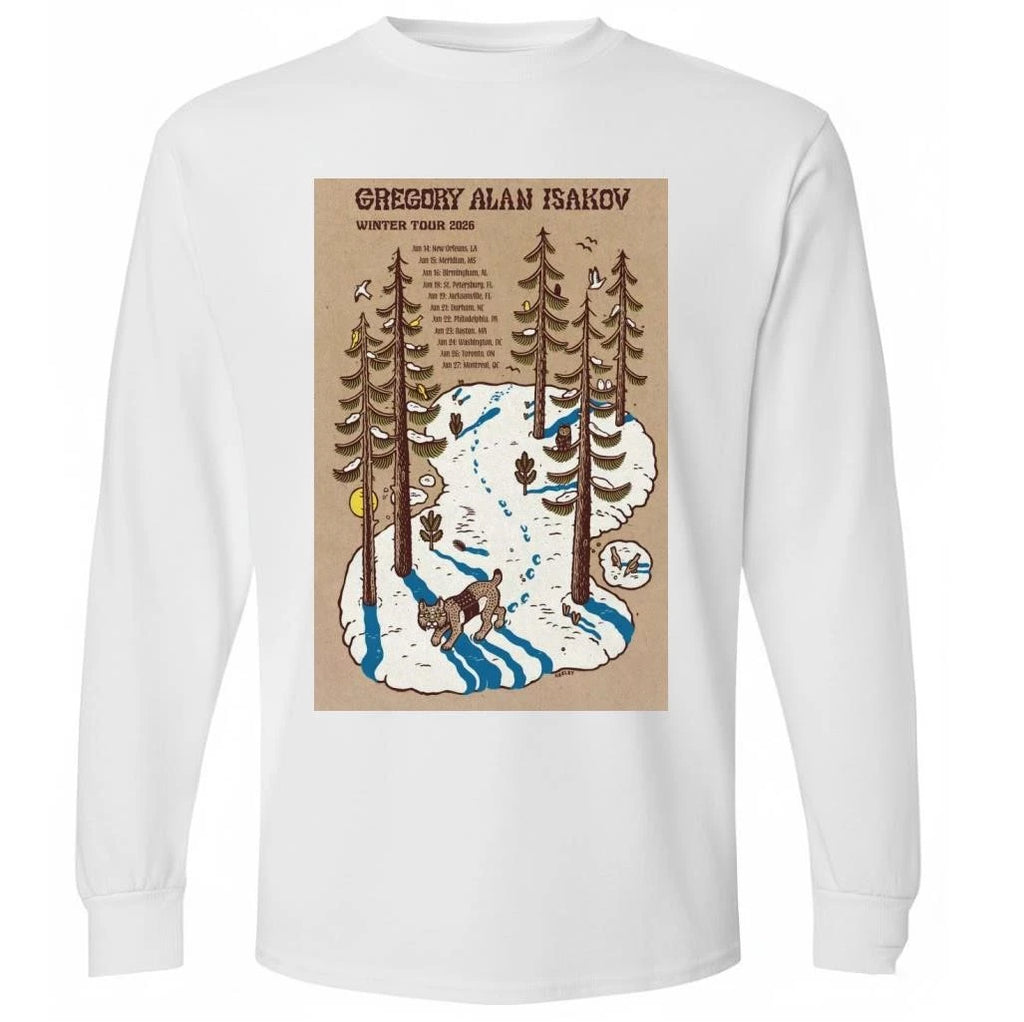 Gregory Alan Iskov Winter Tour 26 Poster Shirt
