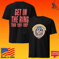 Guns N Roses Civil War Get In The Ring Tour 1991 1992 T-shirt
