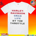 Harley Davidson Grab Life By The Throttle T-shirt