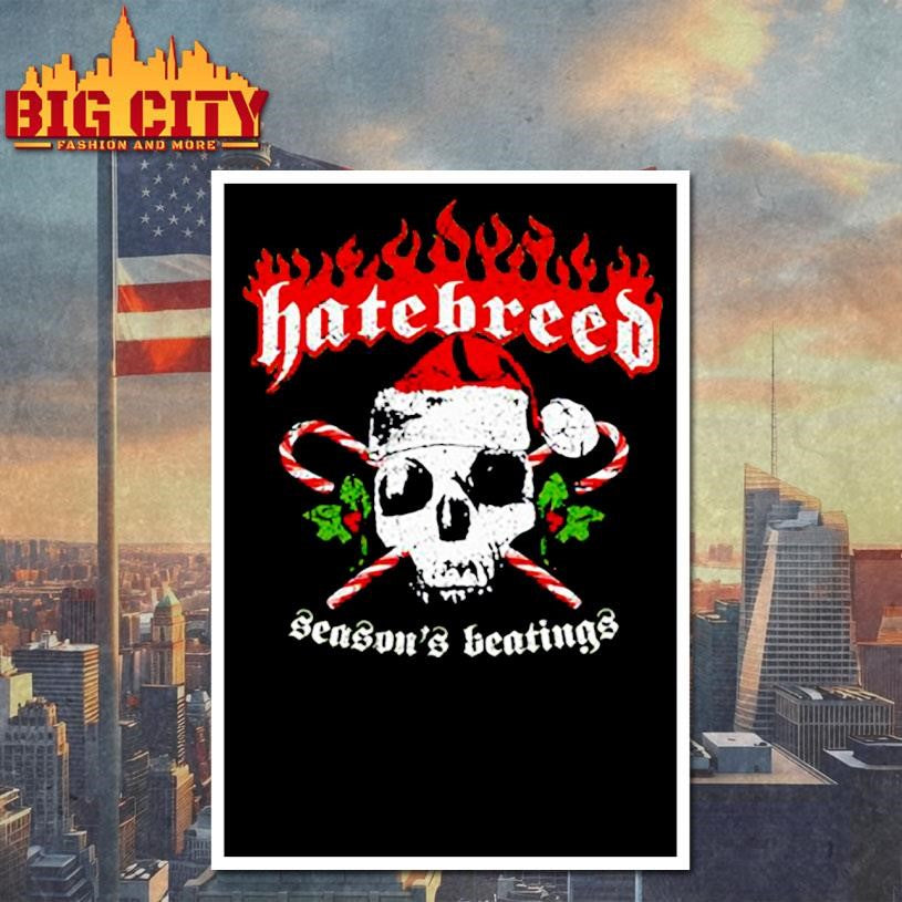 hatebreed holiday 2025 season’s beatings shirt
