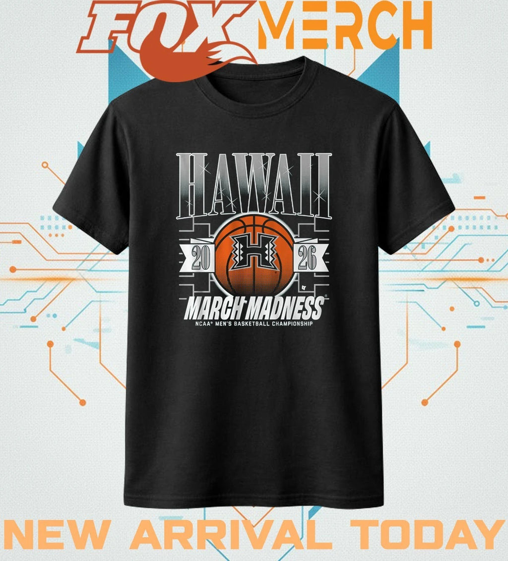 Hawaii Rainbow Warriors 2026 March Madness NCAA Men’s Basketball Championship shirt