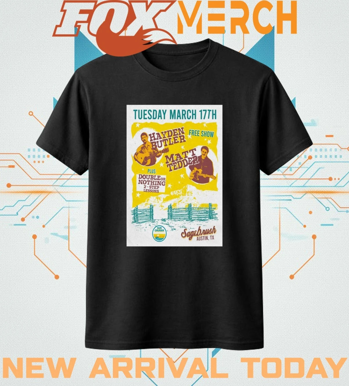 Hayden Butler With Matt Tedder Austin TX On march 17 2026 poster t-shirt