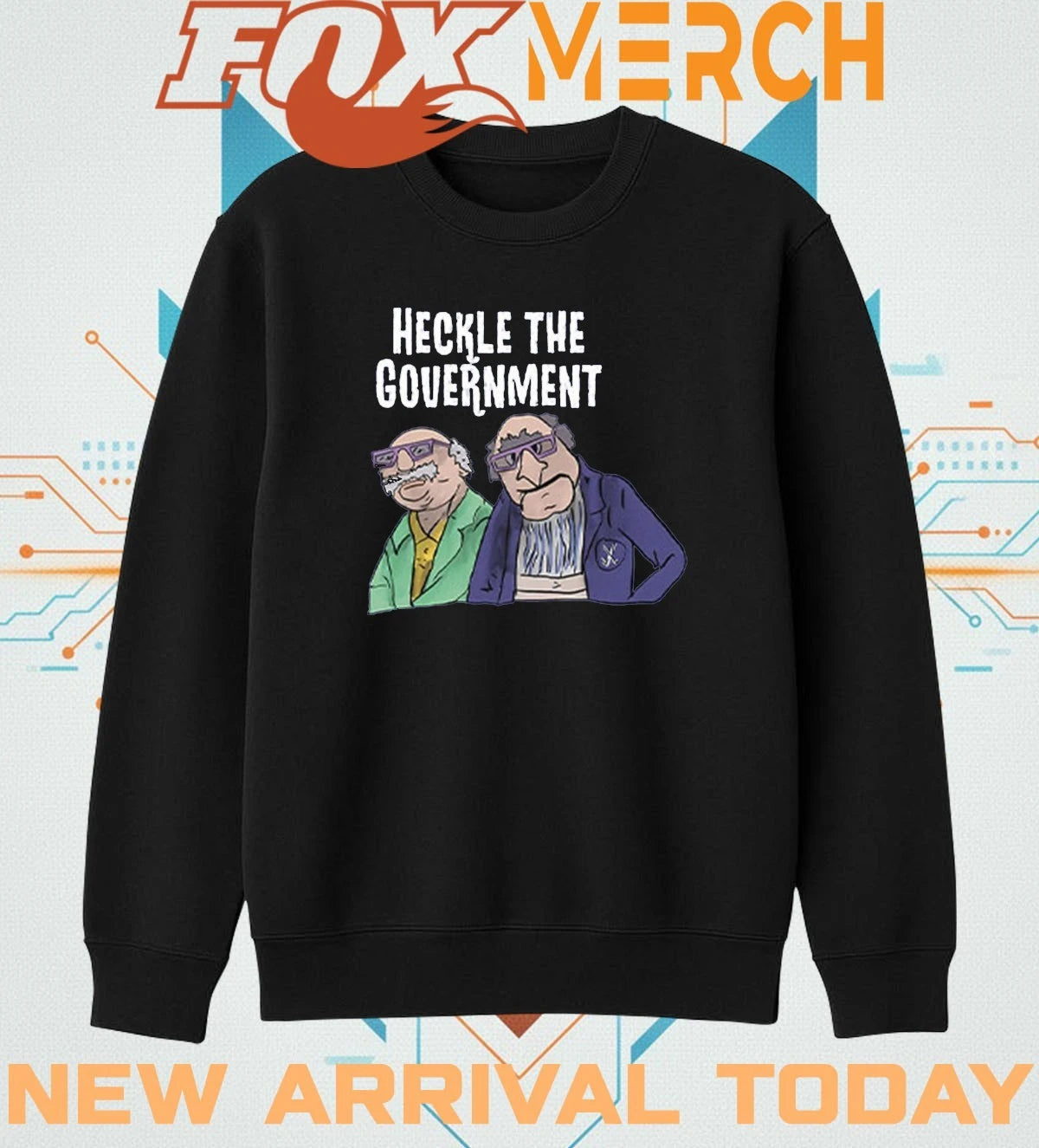 Heckle the government Statler and Waldorf t-shirt