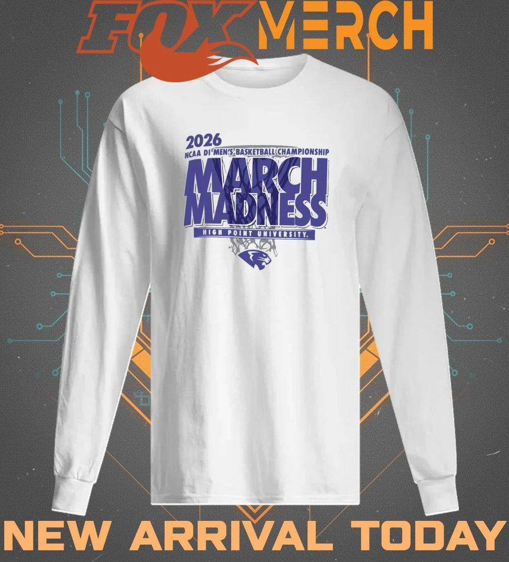 High Point University 2026 NCAA DI Men’s Basketball Championship March Madness t-shirt