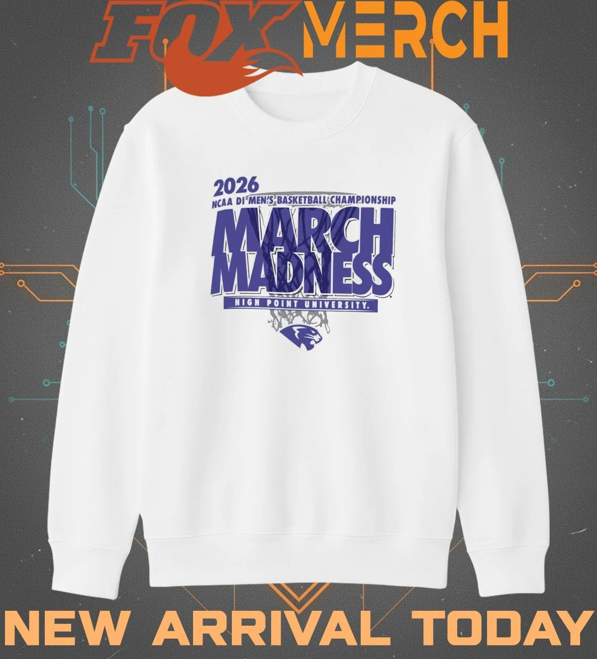 High Point University 2026 NCAA DI Men’s Basketball Championship March Madness t-shirt
