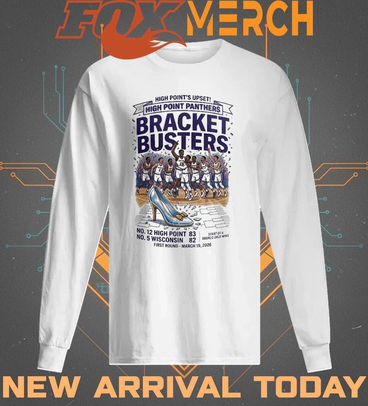 High point’s upset high point Panthers bracket busters first round march 19, 2026 t-shirt